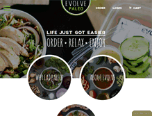 Tablet Screenshot of evolvepaleochef.com